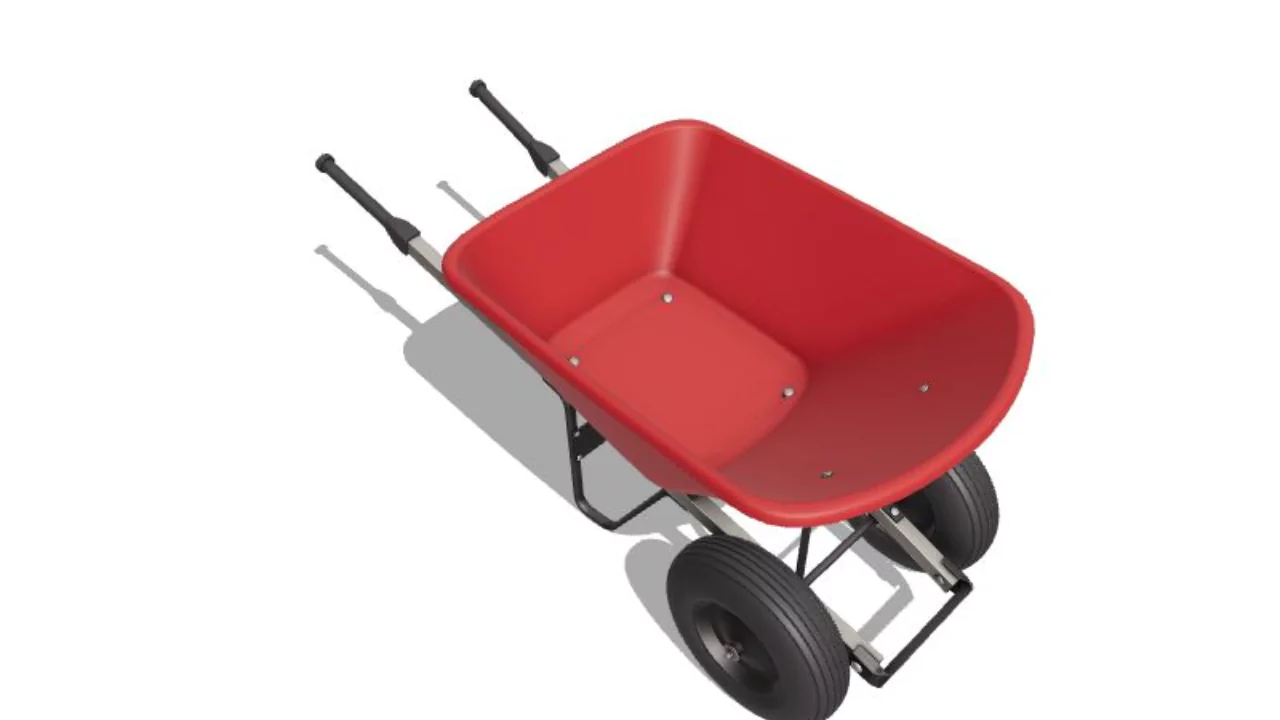 6 Best Wheelbarrows For Concrete 2 A.M. Leonard Poly Wheelbarrow 2