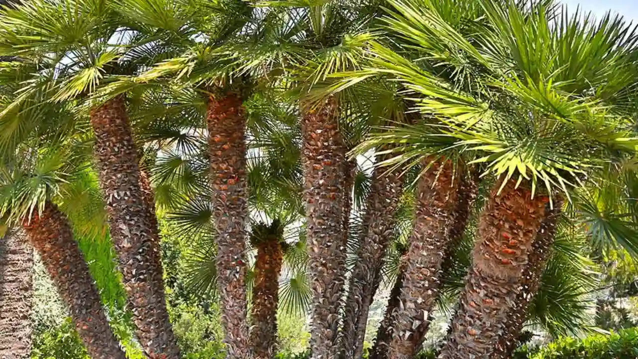 7 Small Palm Trees for Pool Area 1 Mediterranean Fan Palm