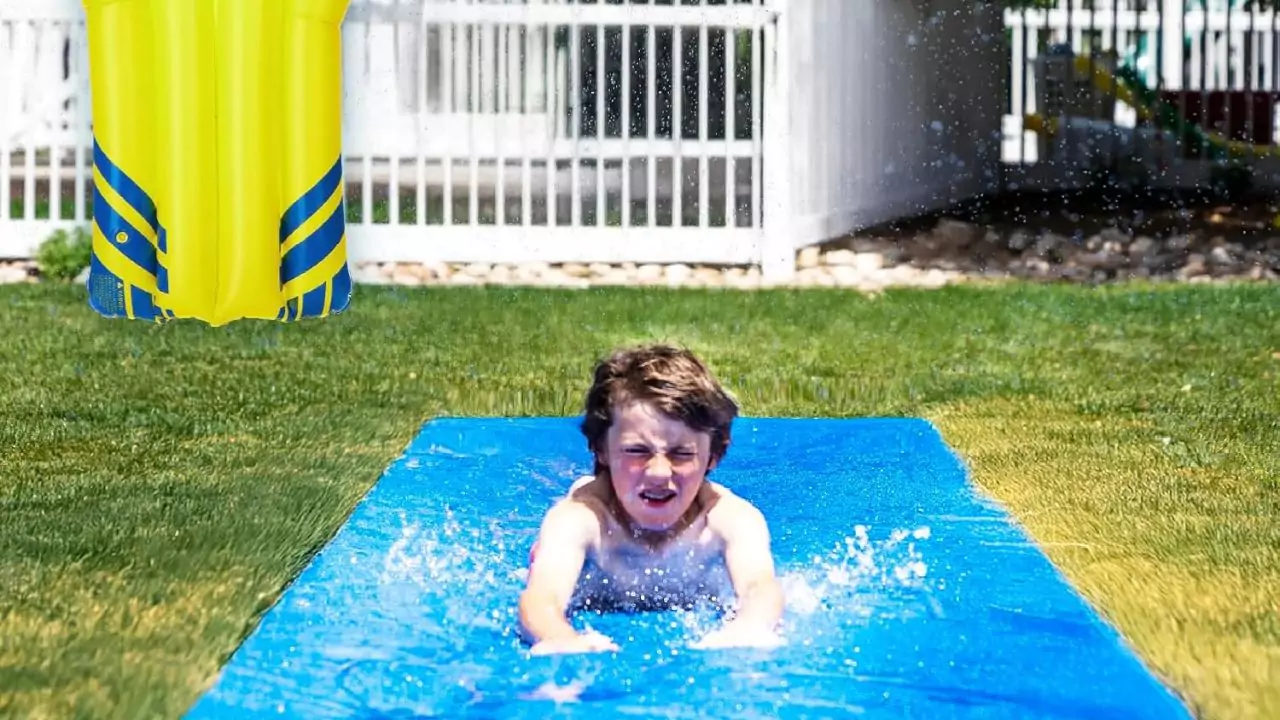 Slip and Slide Kickball