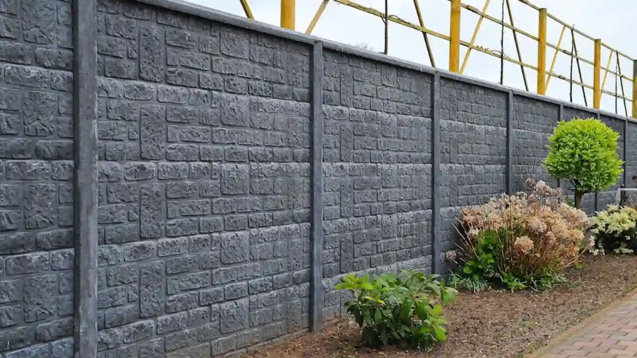 Concrete fence
