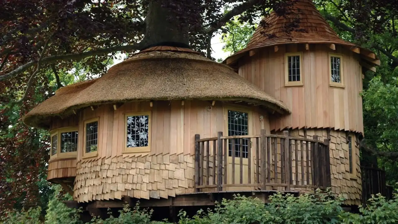 Treehouse Ideas and Designs You Can Build in Your Backyard 4 Castle Treehouse
