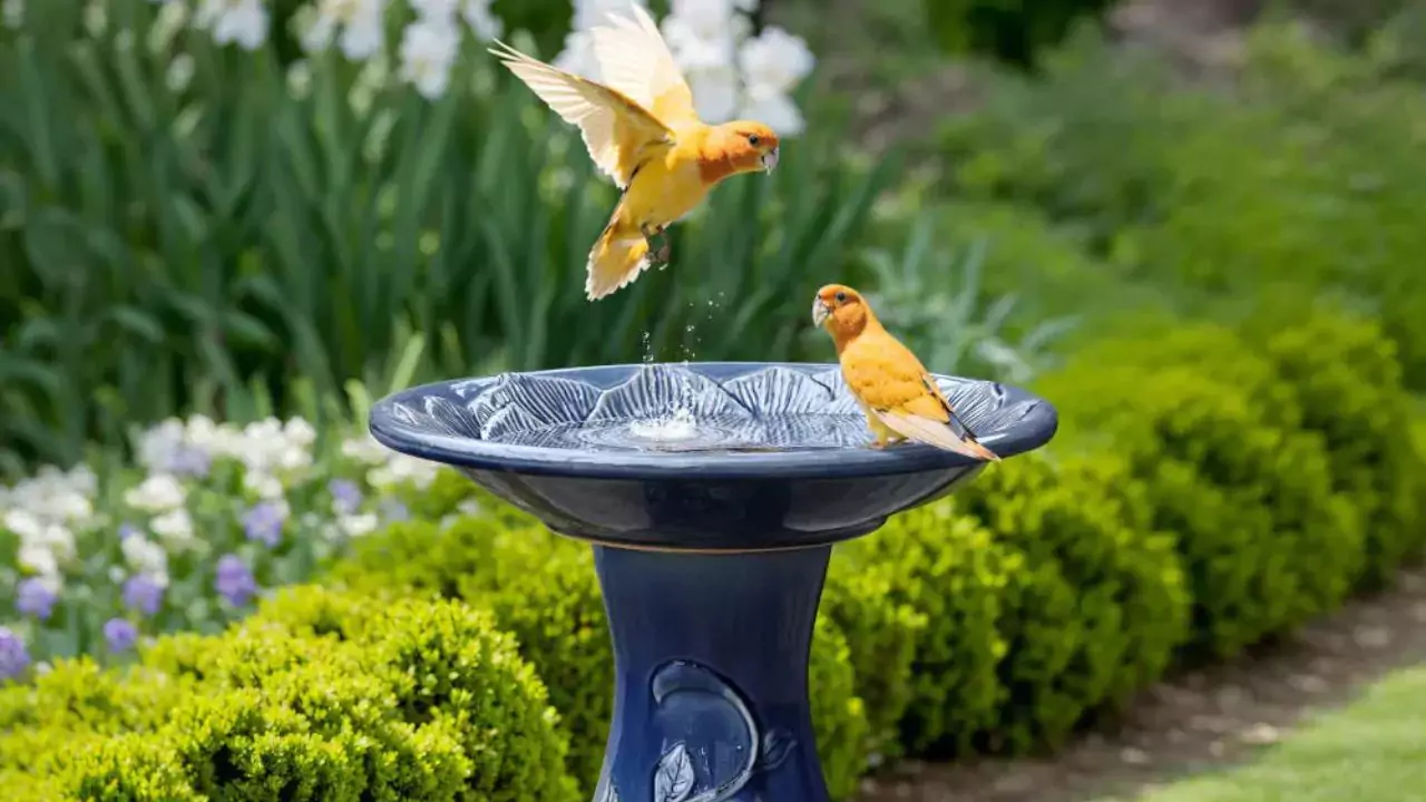Is Your Bird Bath Too Deep – Will Birds Drown? 3 Cool bird fountain
