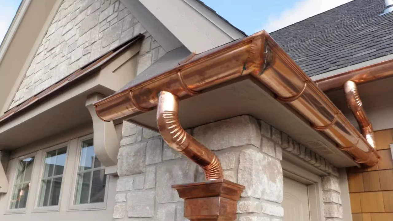 Which Is Best Seamless Gutters vs Traditional Gutters 8 Copper gutters