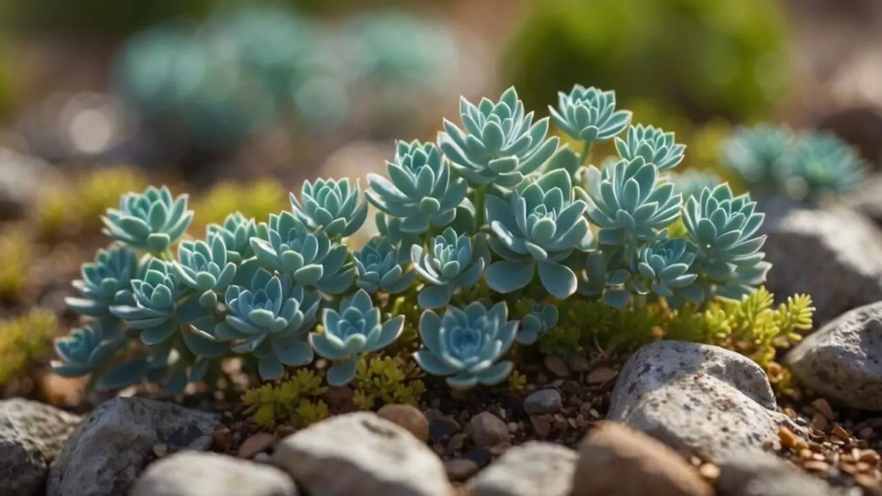 5 Amazing Beautiful Blue House Plants 1 Creeping blue sedum
