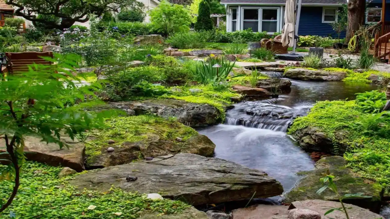 8 Amazing Ideas What to Replace a Pond With (Images) 5 Garden stream river