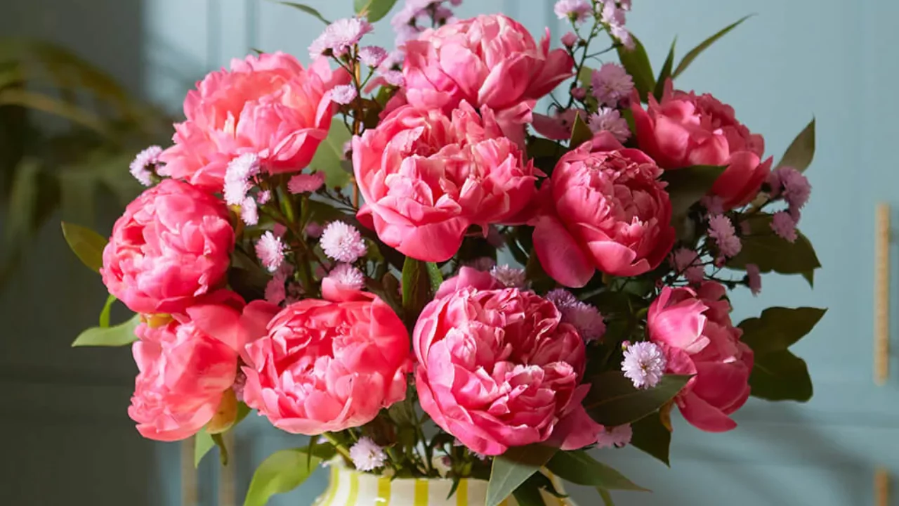 What To Do with Your Peony Bushes After They Bloom 7 Peony pink bouquet