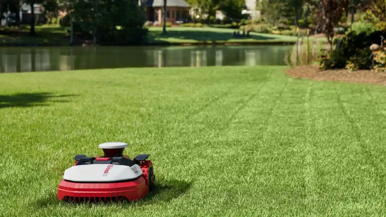 Robotic mowers for golf courses