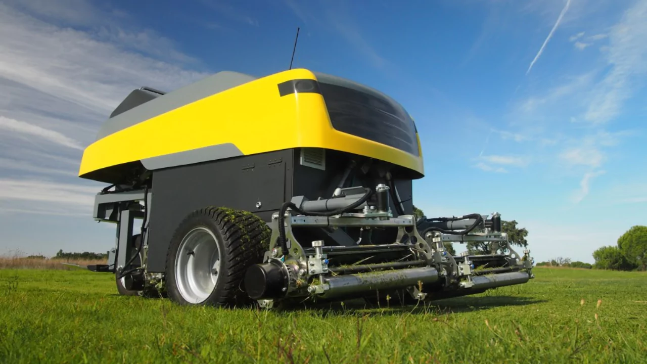 Robotic mowers golf course