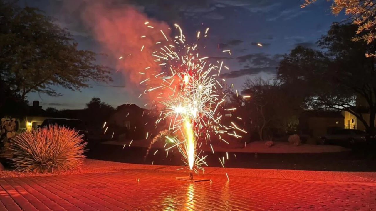 Can You Set off Fireworks in a Small Backyard? 4 fountain fireworks type