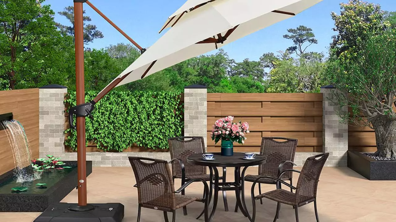 3 Best Cantilever Garden Parasols 2 Best Cantilever Garden Parasols